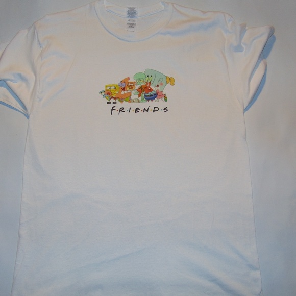 forever 21 spongebob x friends T-shirt - Picture 3 of 6